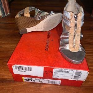 Gently worn Donald J. Plainer wedges